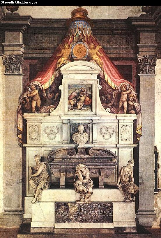 VASARI, Giorgio Monument to Michelangelo ar